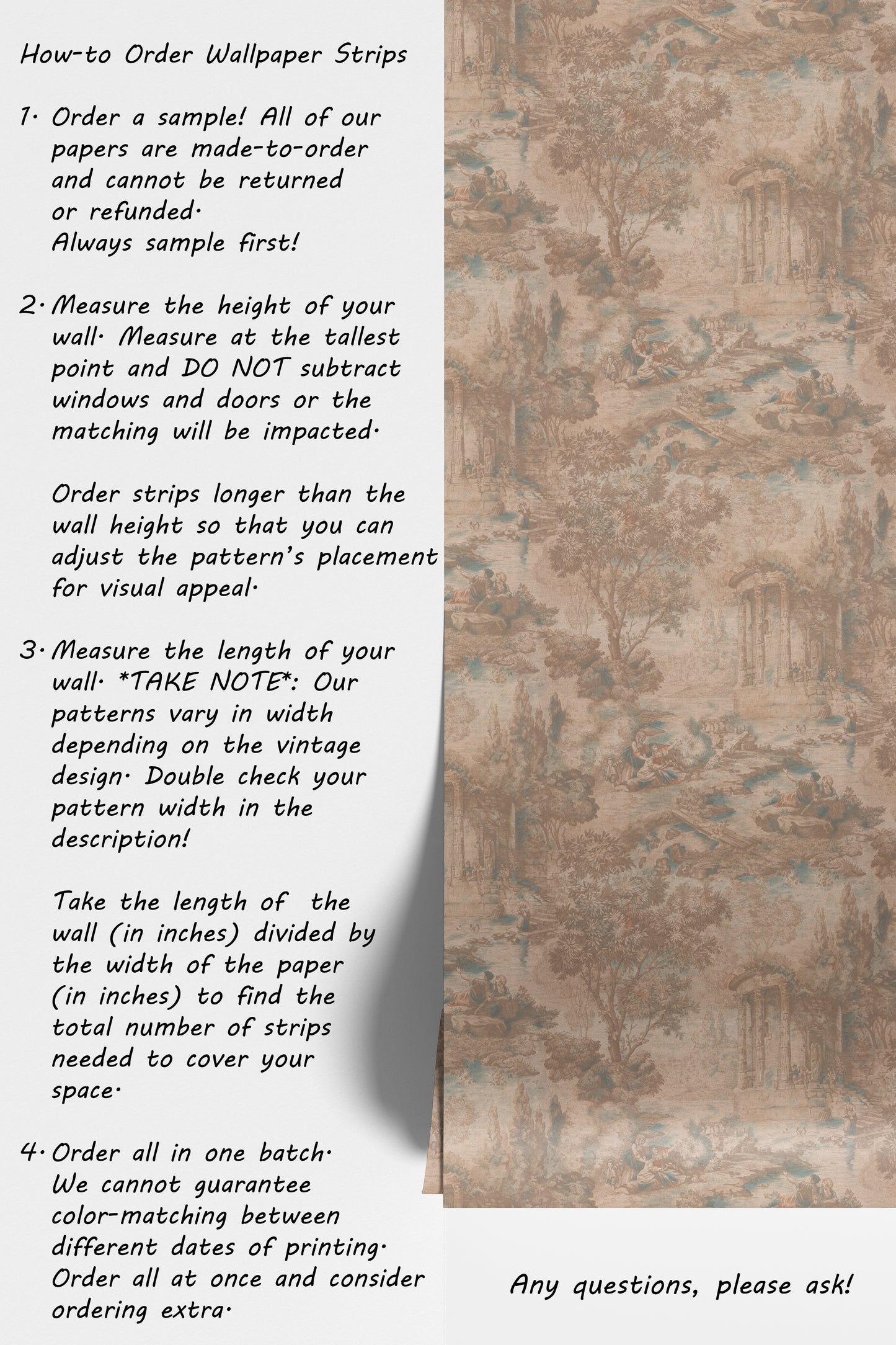 Blaise Antique Toile Scenic