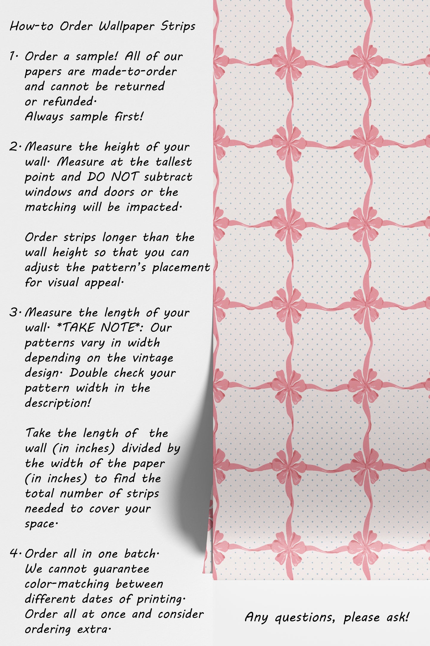 Ribbon Bows Nursery Theme