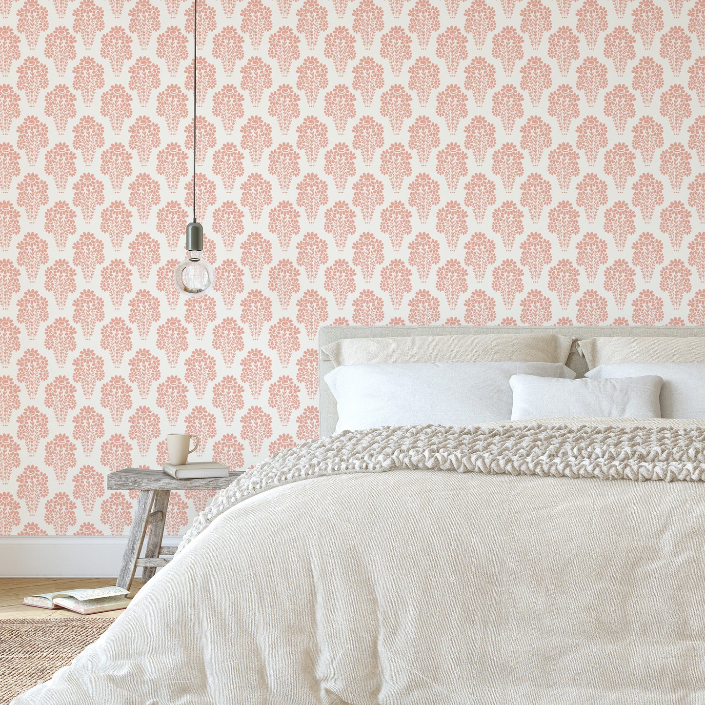 Damask Style Daisy in Pink Hannah's Treasures Designs