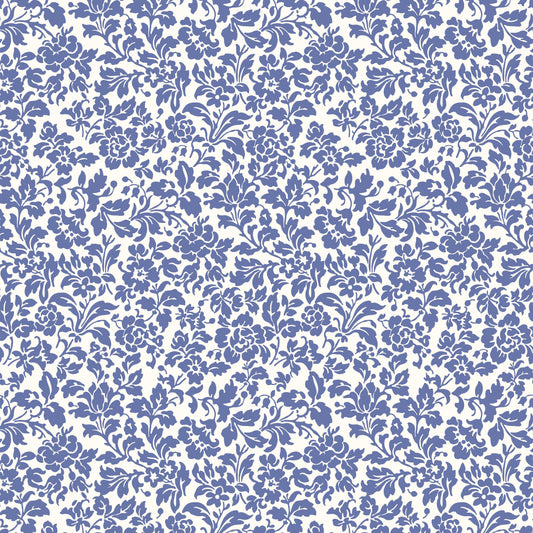 Floral Impressions Blue Hannah's Treasures Designs