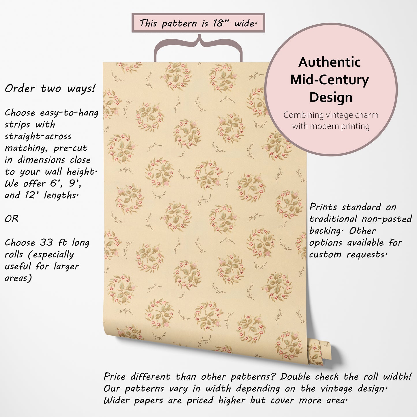 Glisten Antique Floral
