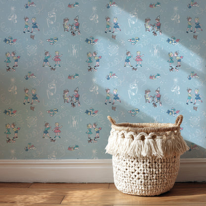 Blue Birthday Childrens Nursery Theme