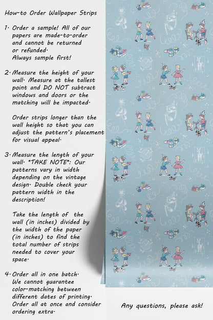 Blue Birthday Childrens Nursery Theme