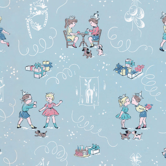 Blue Birthday Childrens Nursery Theme