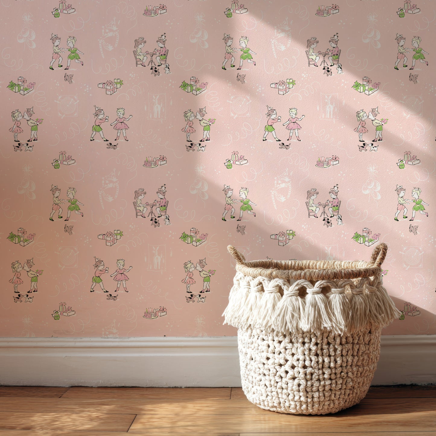 Pink Birthday Childrens Nursery Theme