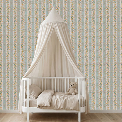 Yolie Floral Stripe