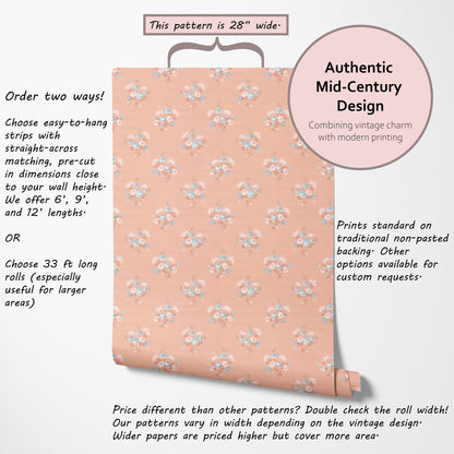 Renee Rose Floral on Peach