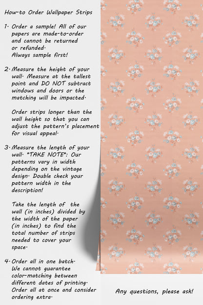 Renee Rose Floral on Peach