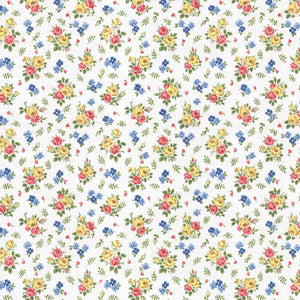 Ingrid Retro Rose Floral Digital Repeat