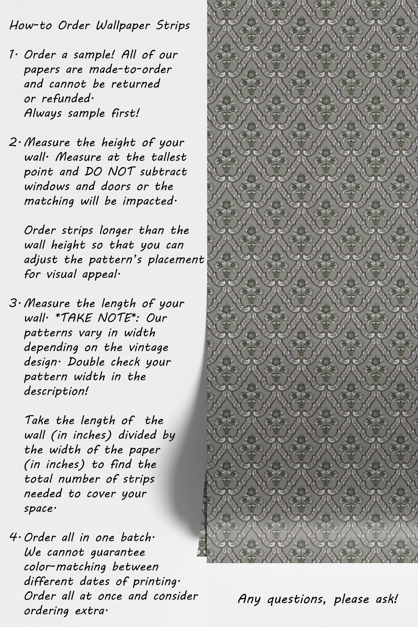 Avery Floral Damask