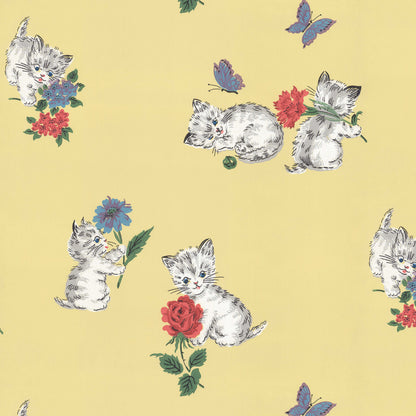 Dinah Kittens and Butterflies Childrens Theme