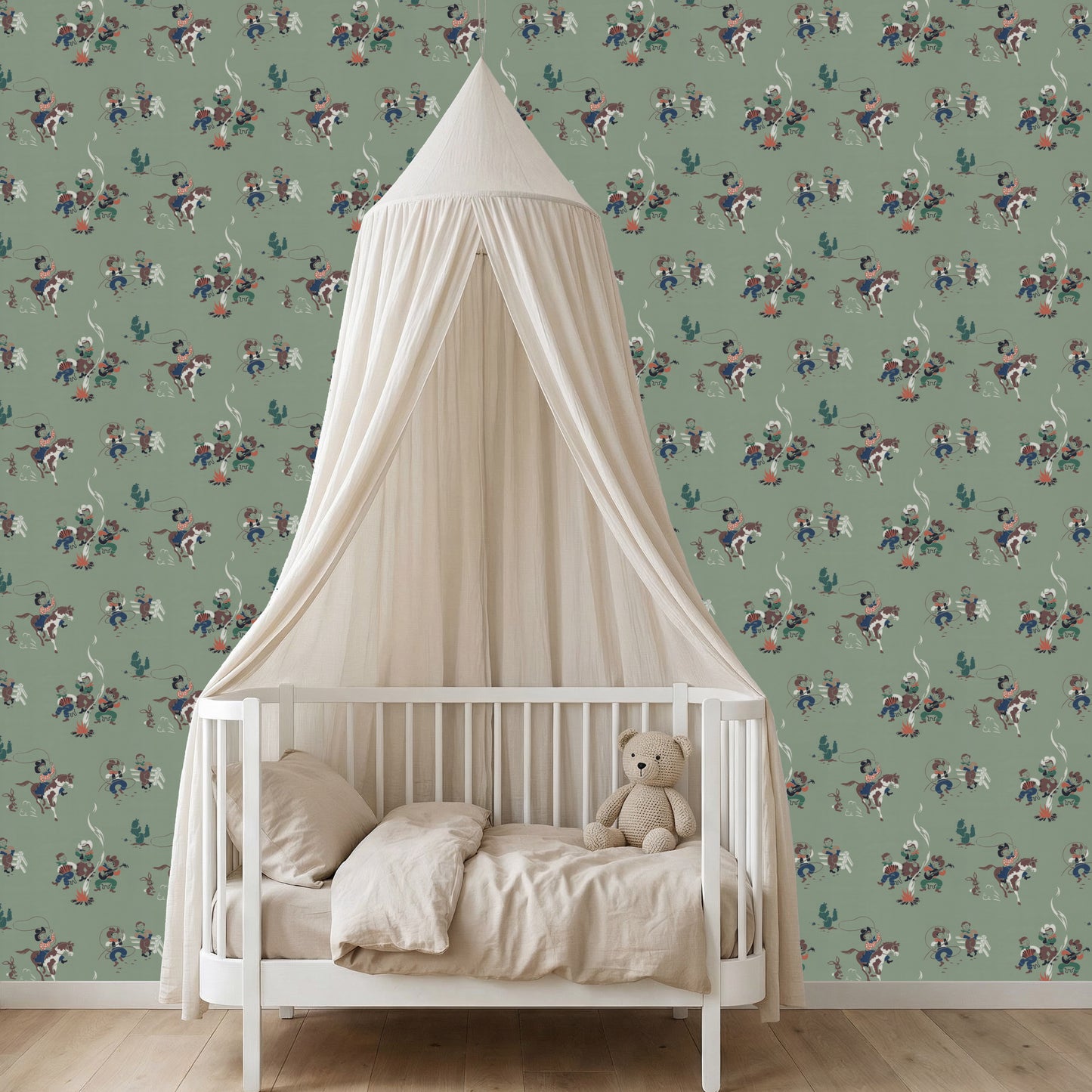 Campfire Boys Childrens Cowboy Novelty in Green