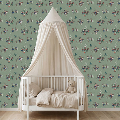 Campfire Boys Childrens Cowboy Novelty in Green