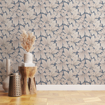 Kira Botanical in Gray and Blue