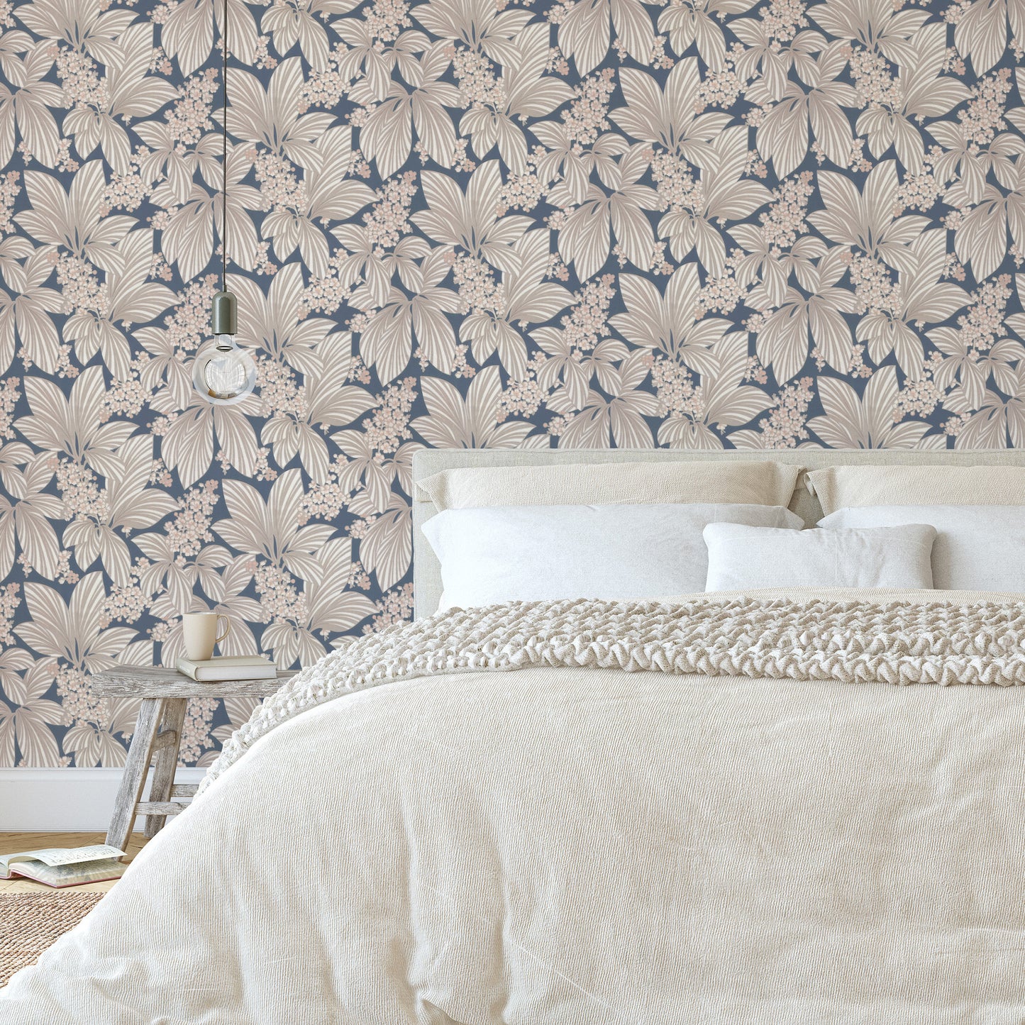 Kira Botanical in Gray and Blue