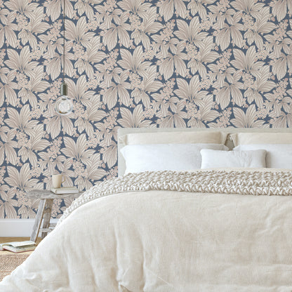Kira Botanical in Gray and Blue