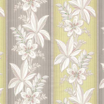 Isla Floral Botanical Stripe