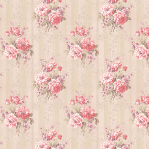 Juliet Rose Bouquet Floral Digital Repeat