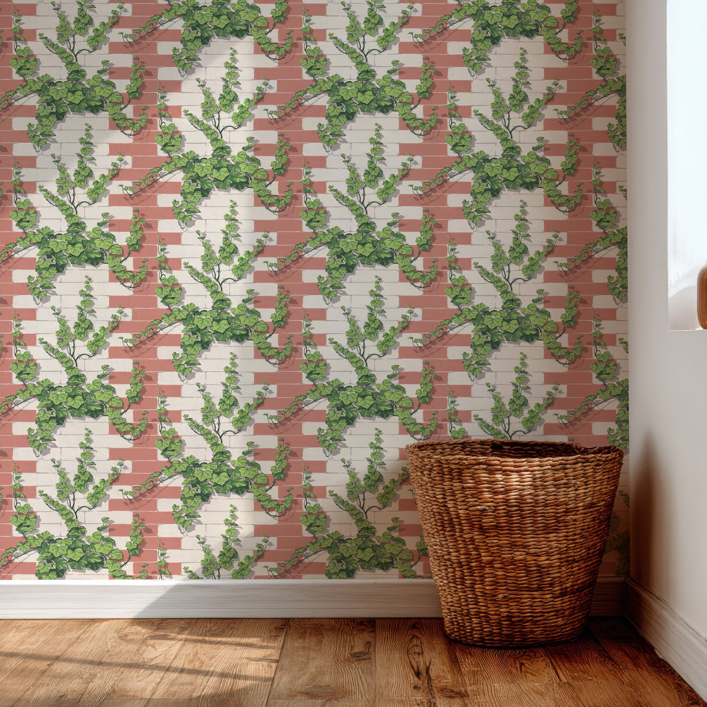 Taryn Kitchen Botanical Bricks and Ivy