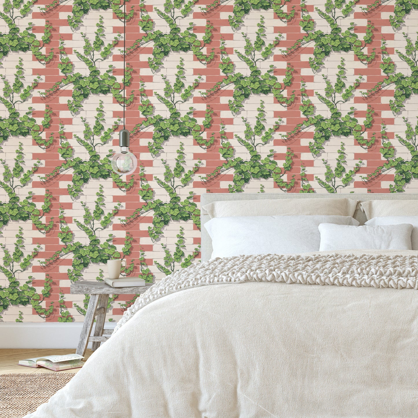 Taryn Kitchen Botanical Bricks and Ivy