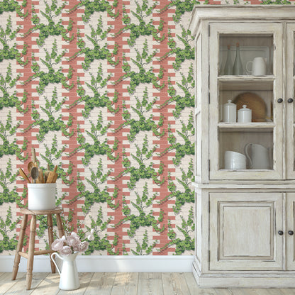 Taryn Kitchen Botanical Bricks and Ivy