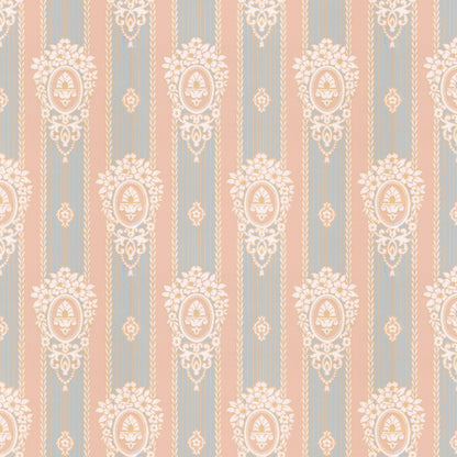 Dianna Victorian Medallions Stripe