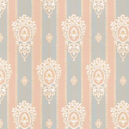 Dianna Victorian Medallions Stripe