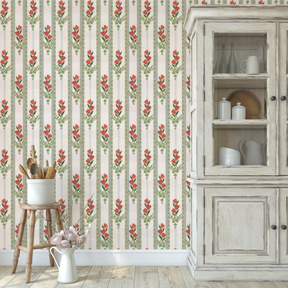 Ginny Kitchen Floral Stripe