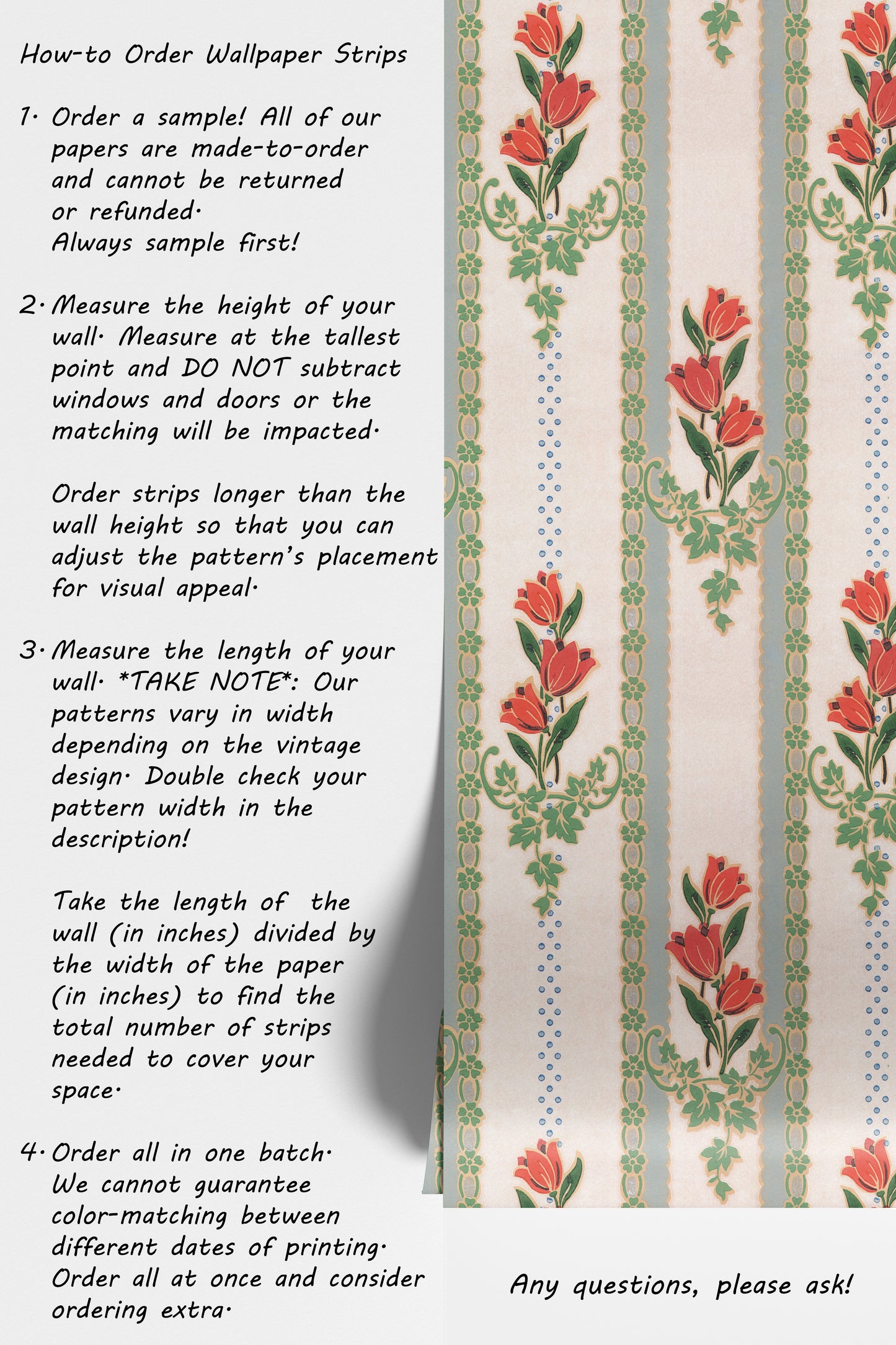 Ginny Kitchen Floral Stripe