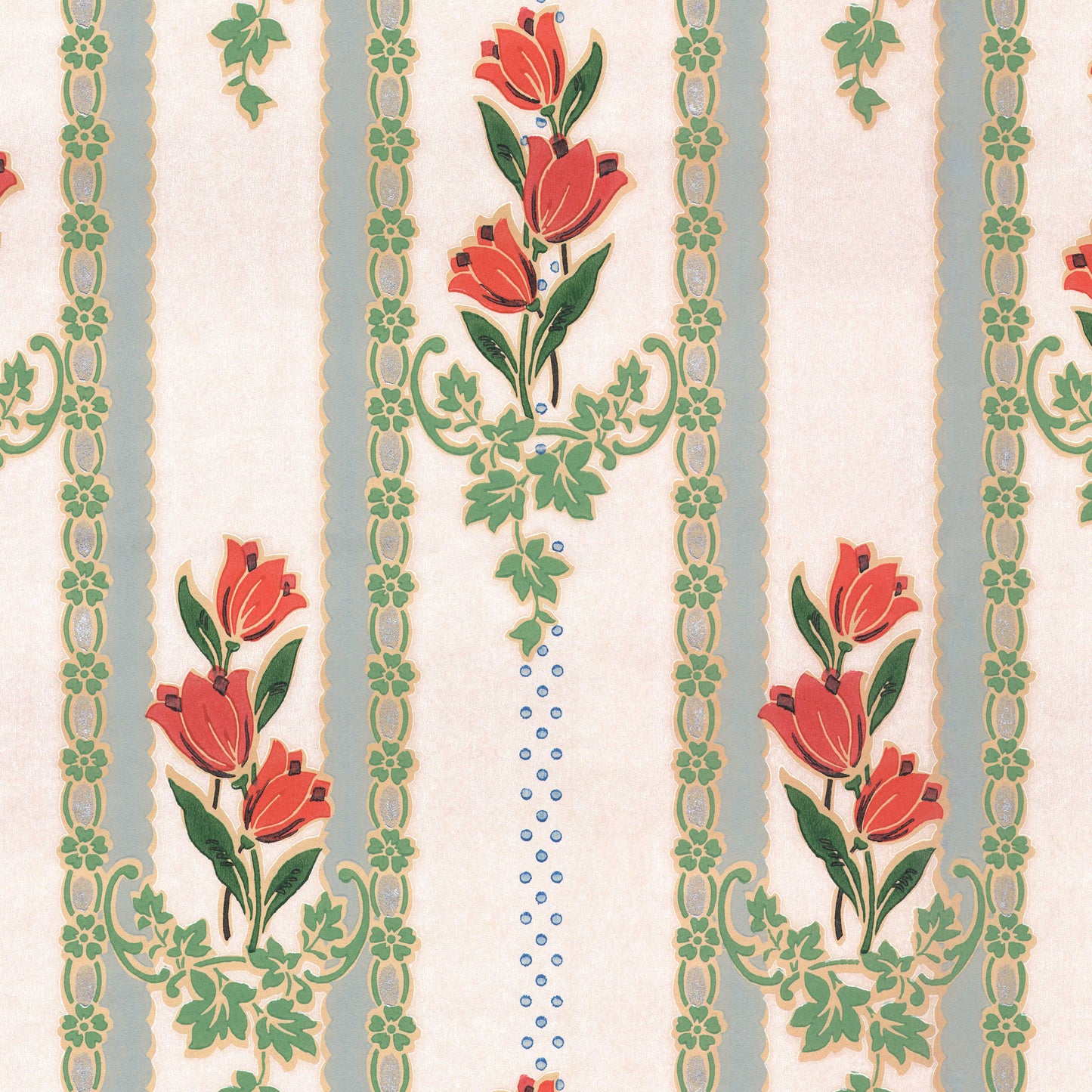 Ginny Kitchen Floral Stripe