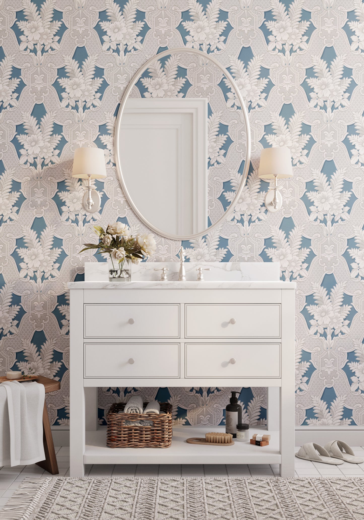 Paulette Floral Damask