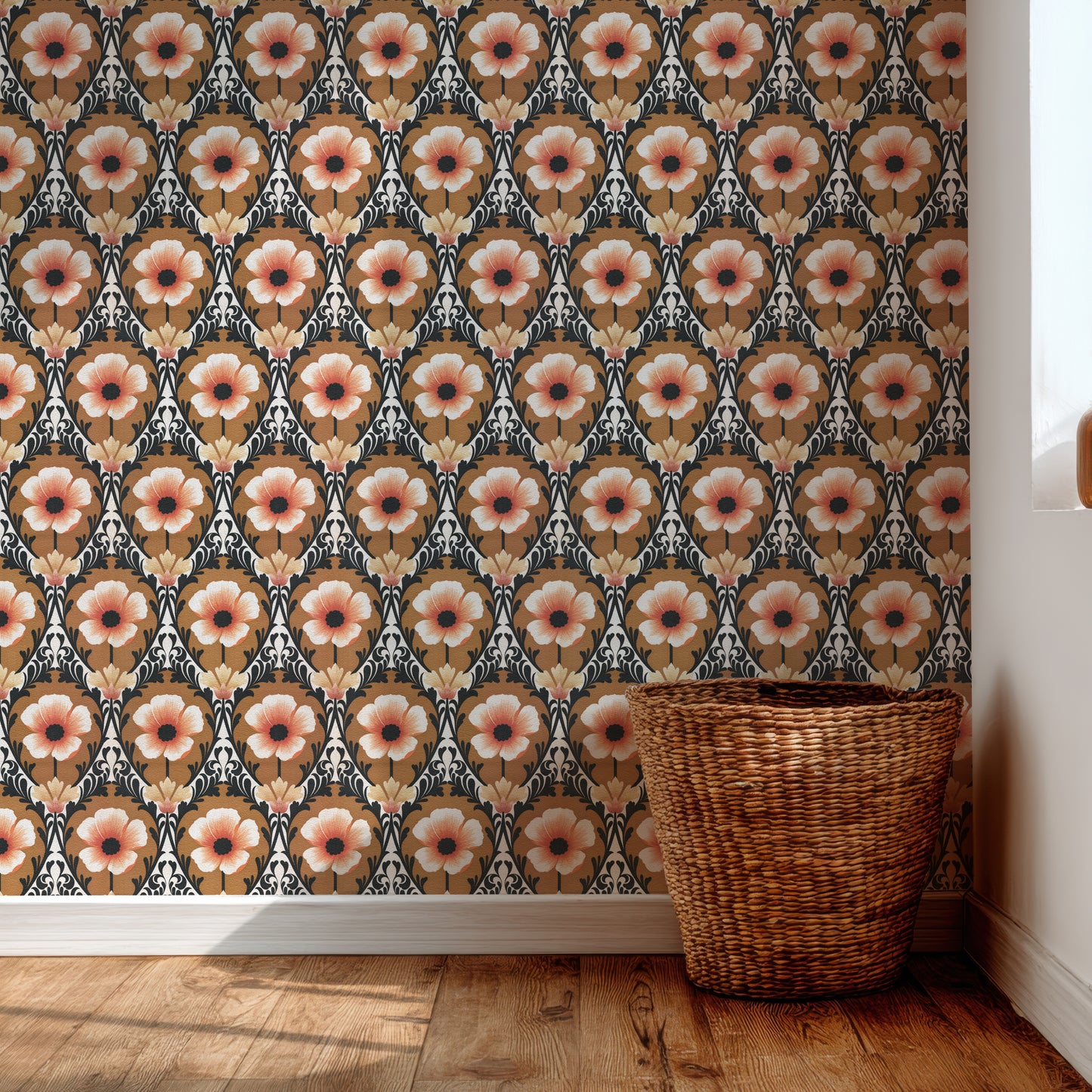 Poppy Retro Floral