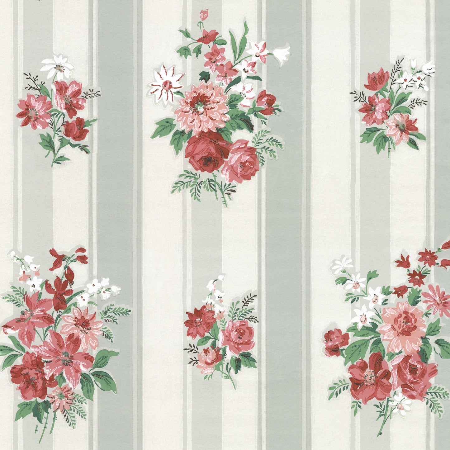 Eva Floral Stripe