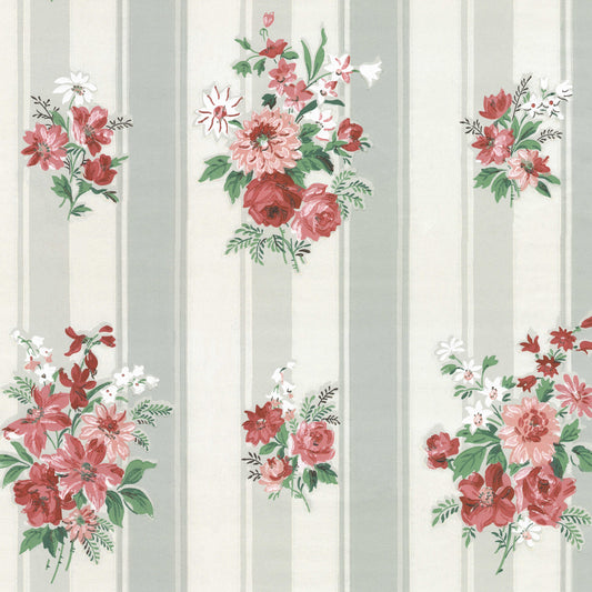 Eva Floral Stripe