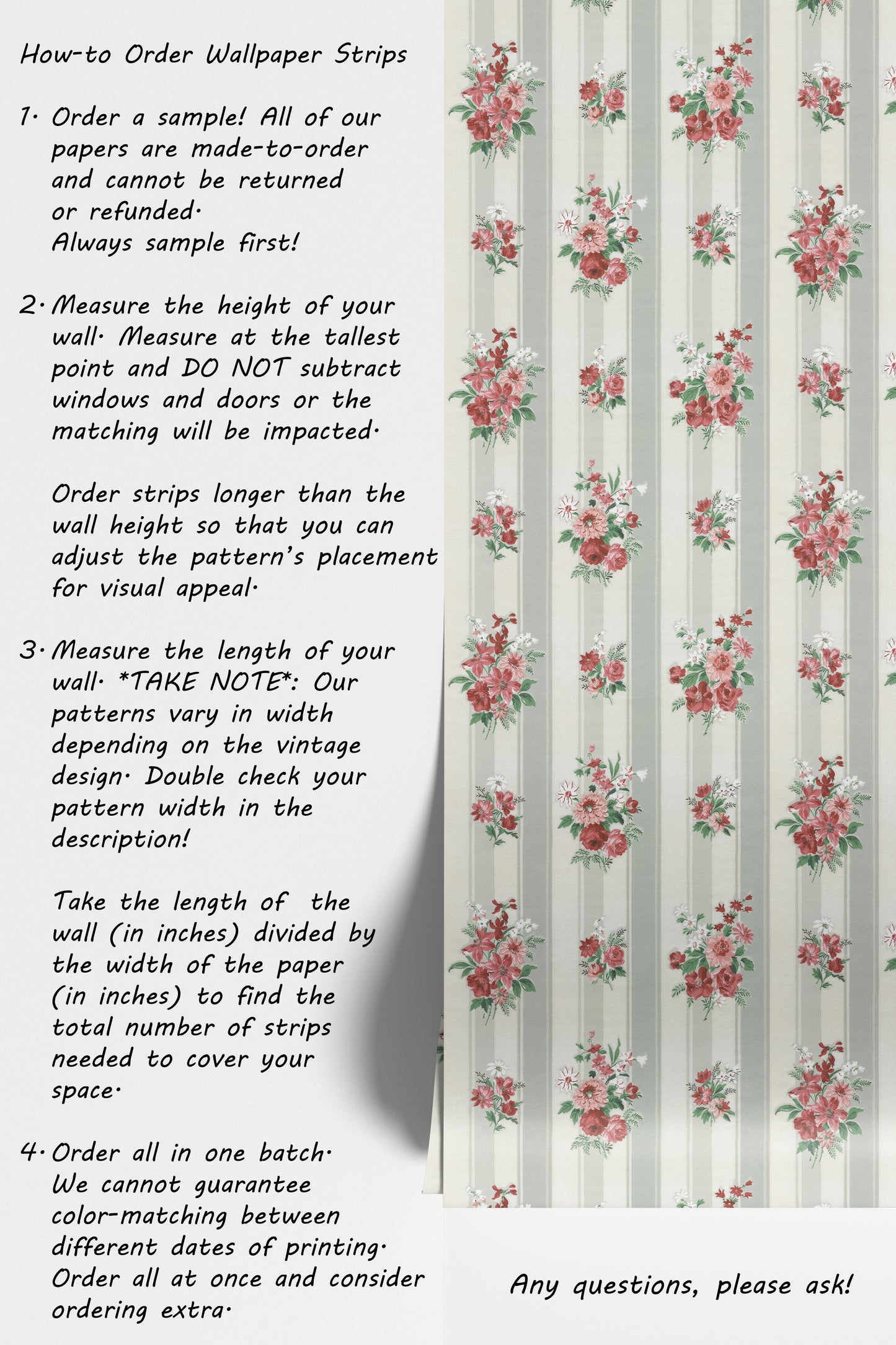 Eva Floral Stripe