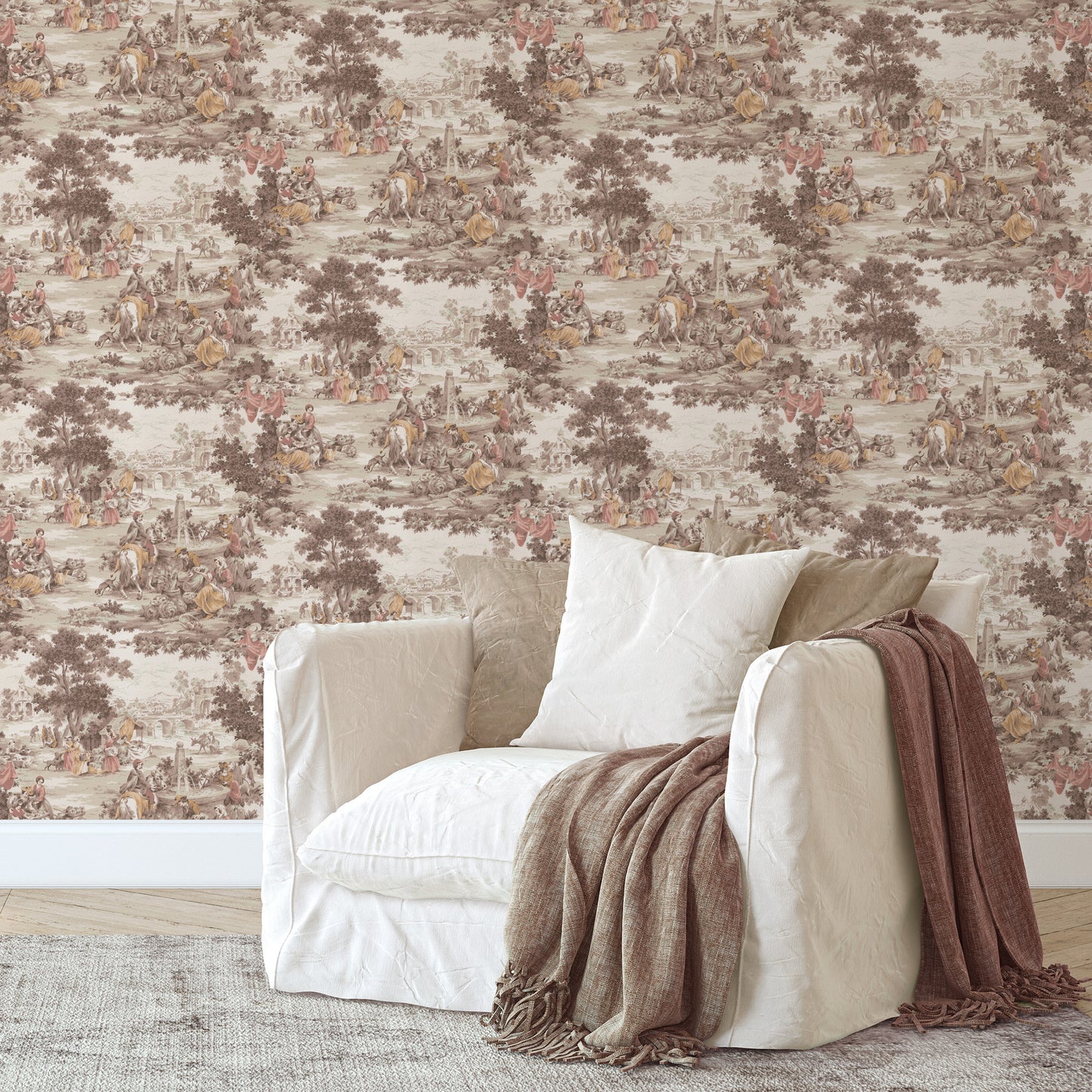 Canterbury Toile Scenic
