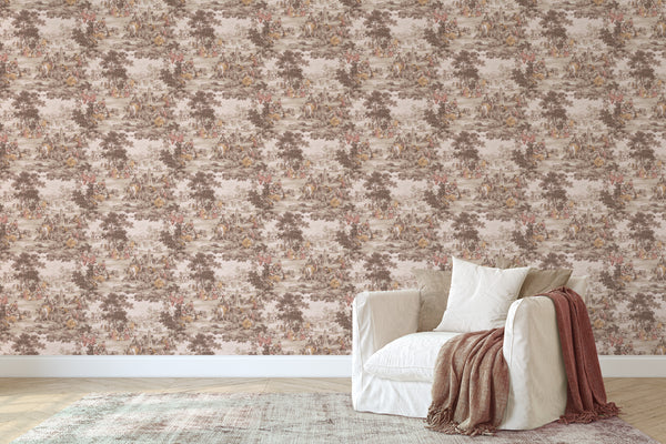 Canterbury Toile Scenic Digital Repeat