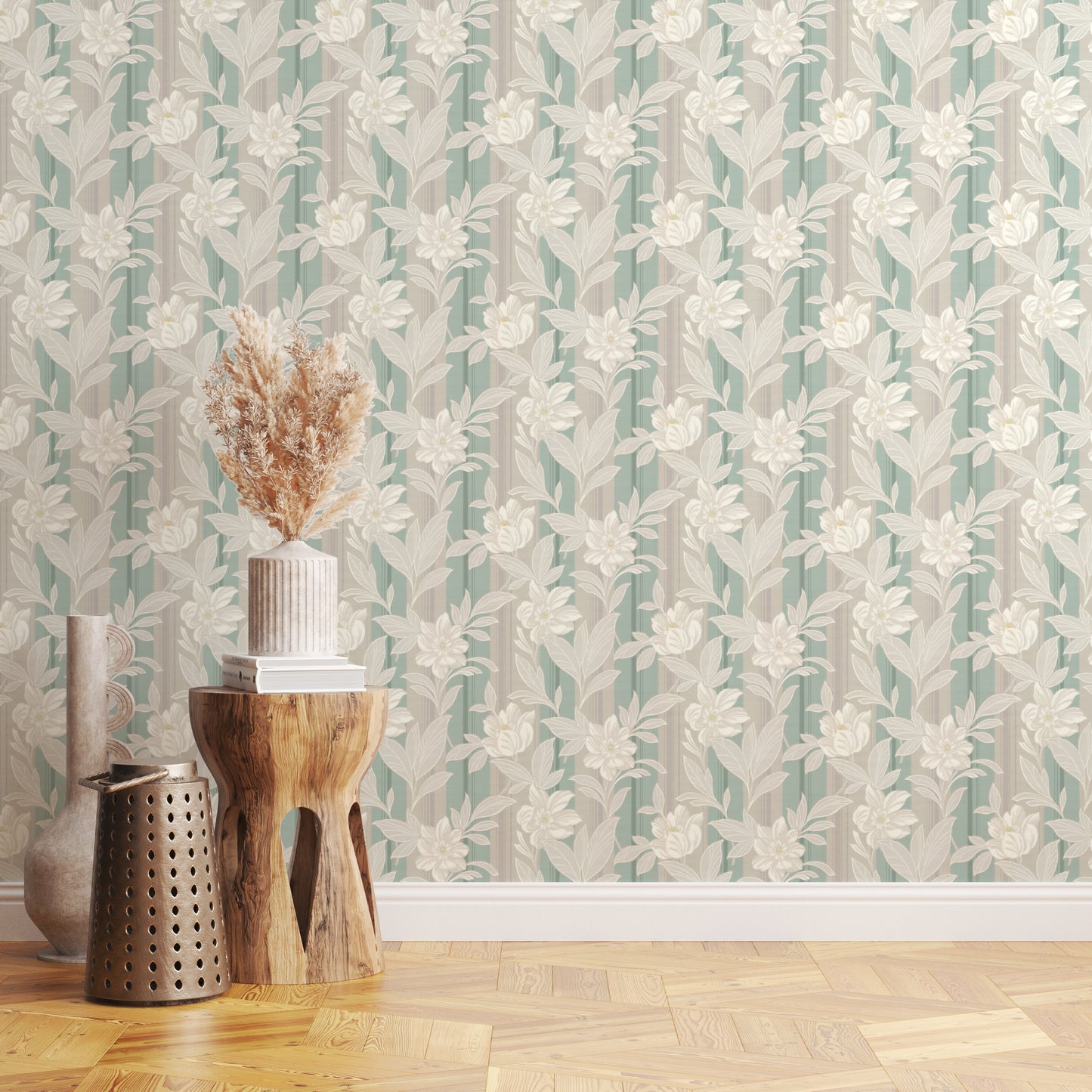 Phaedra Floral Stripe