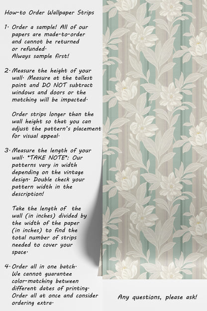 Phaedra Floral Stripe