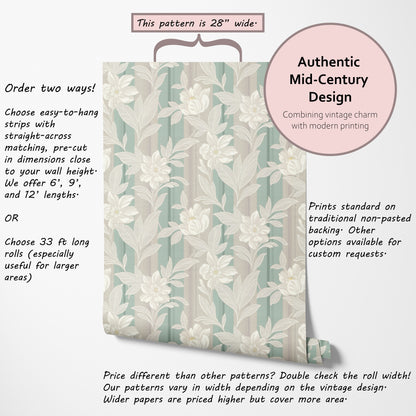 Phaedra Floral Stripe