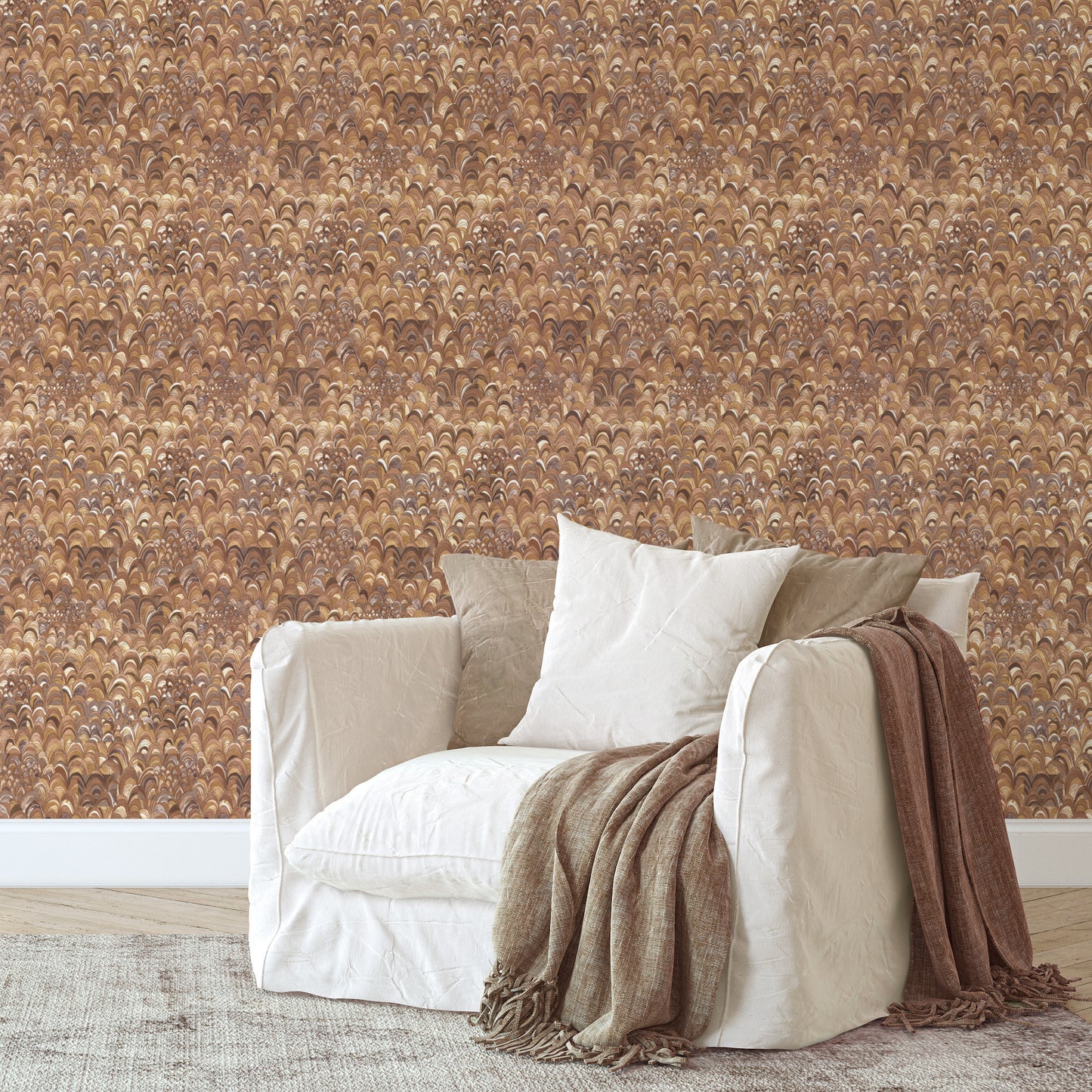 Oran Retro Geometric Swirls