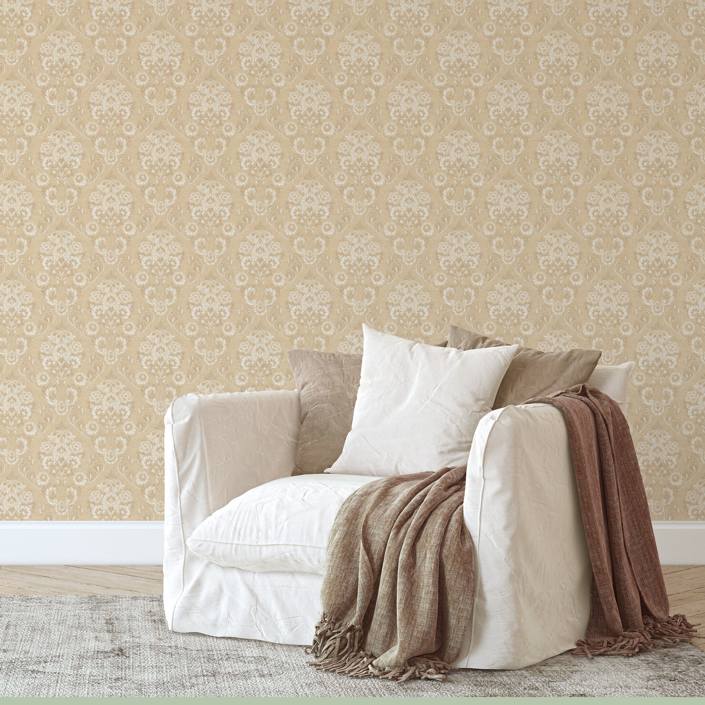 Honesty Floral Damask
