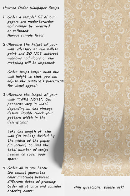 Honesty Floral Damask