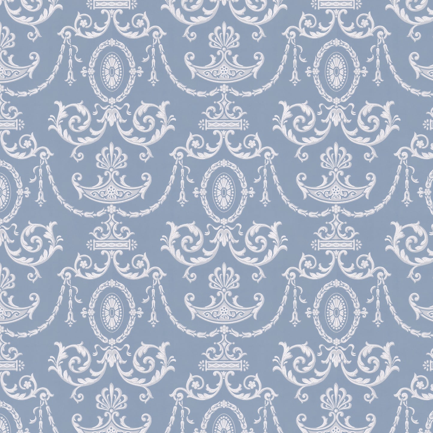 Haven Damask in Blue