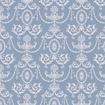 Haven Damask in Blue