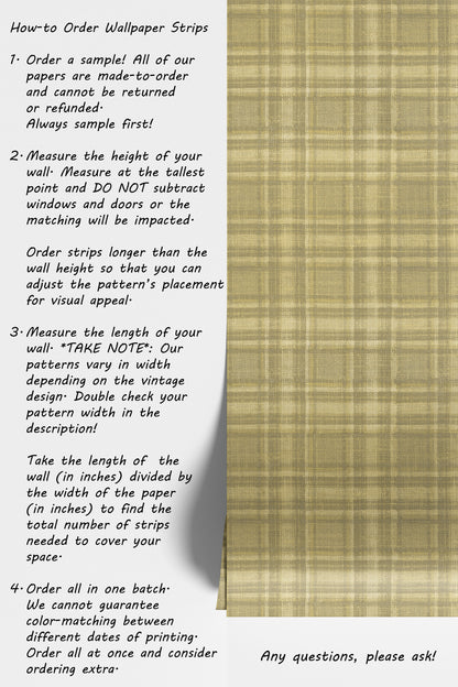 October Plaid Yellow
