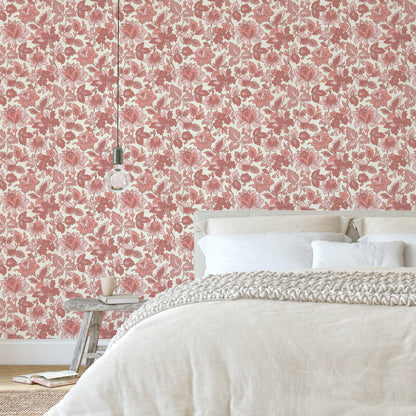 Hester Retro Floral in Pink