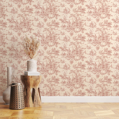 Geraldine Toile Scenic in Red