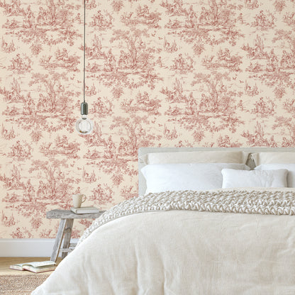 Geraldine Toile Scenic in Red