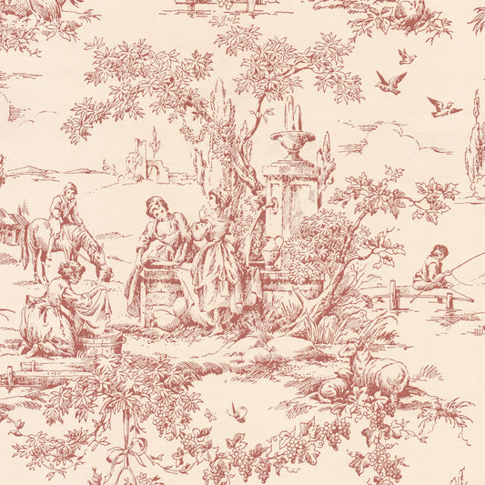 Geraldine Toile Scenic in Red